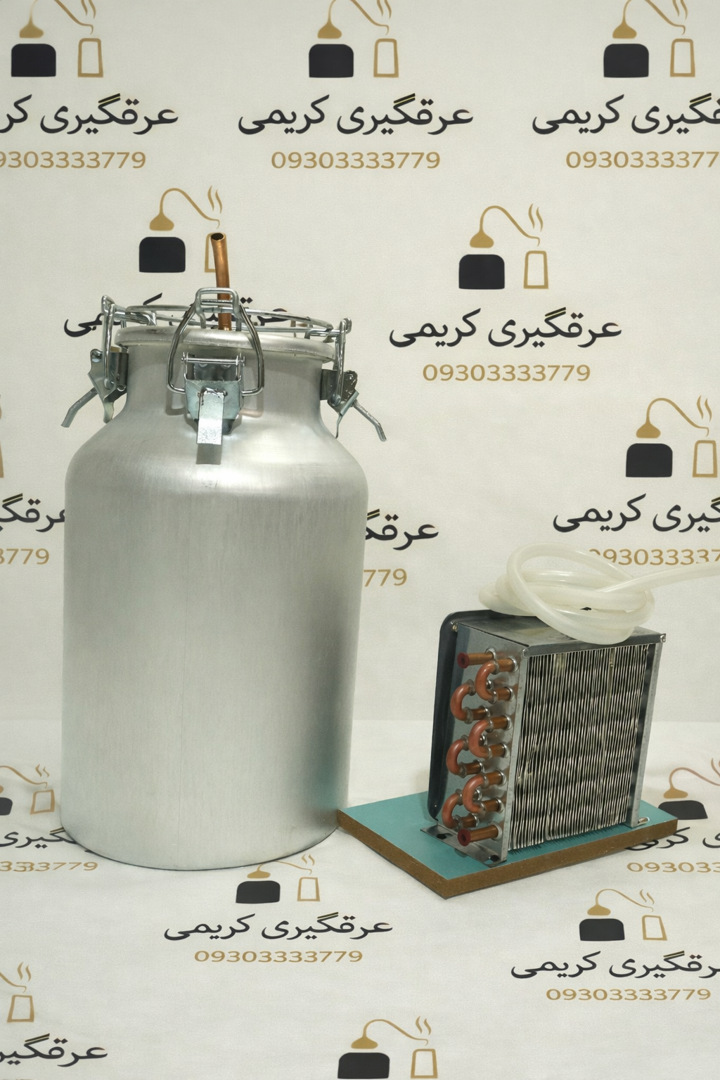 دستگاه عرقگیری 20لیتری با کندانسور برقی مسی