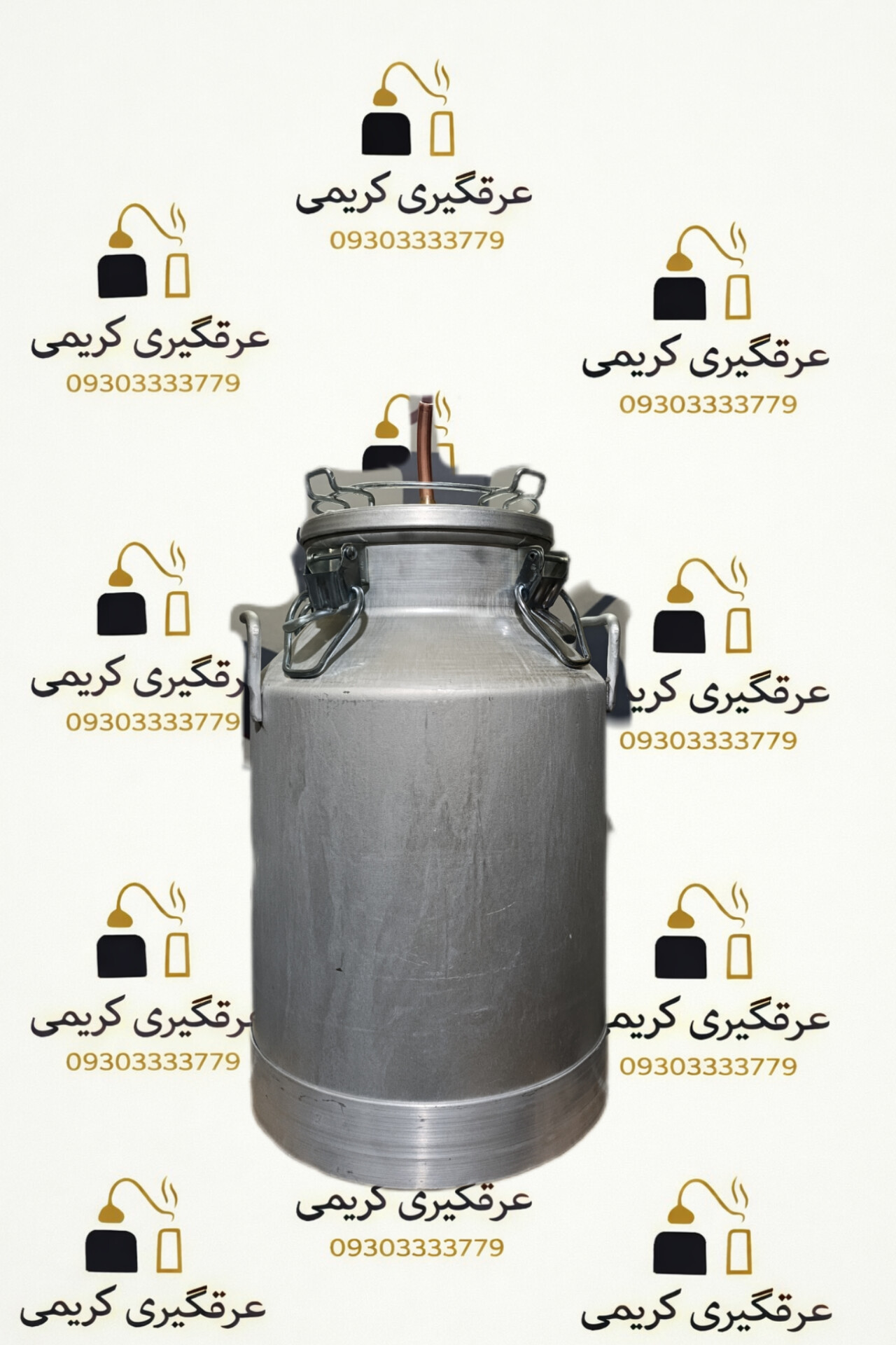 دیگ عرقگیری وگلابگیری 25لیتری ضخیم