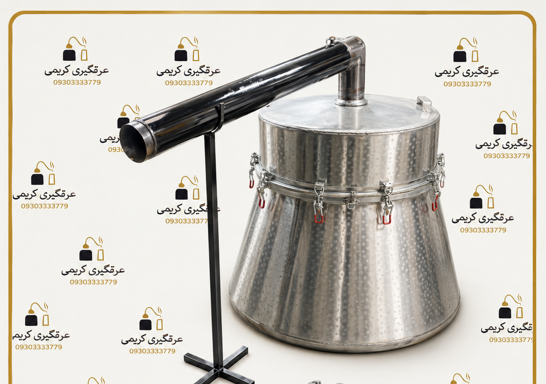 دستگاه عرقگیری دوتیکه جوشی سنگین 270لیتری
