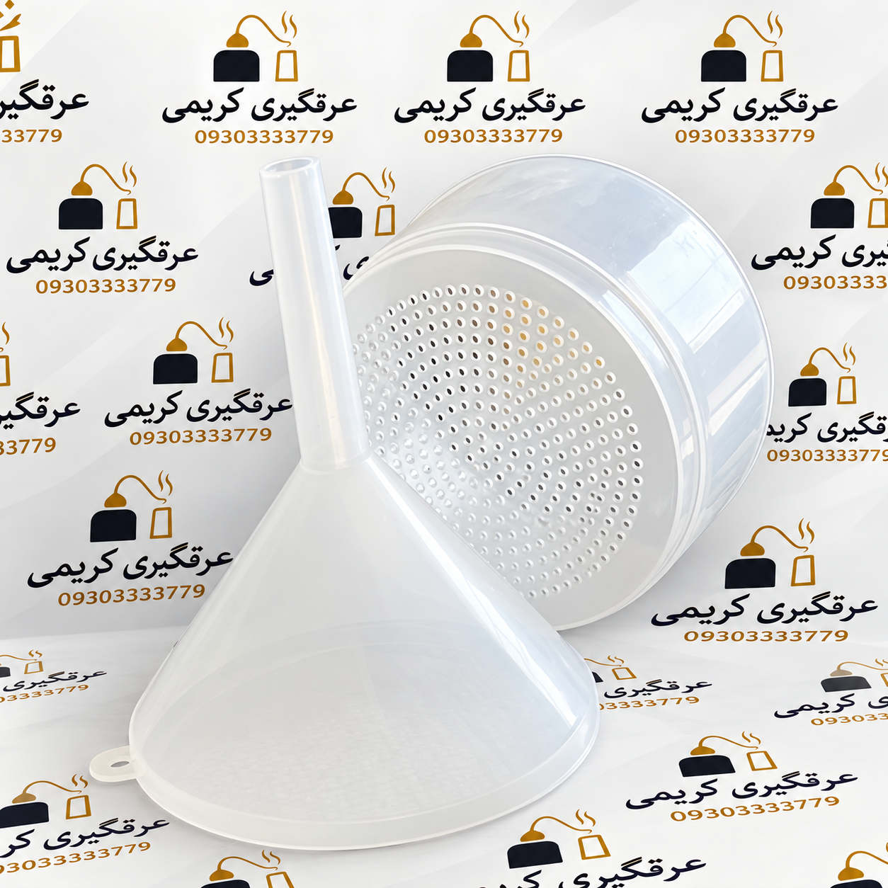 قیف پلیمری صافی دار کوچیک