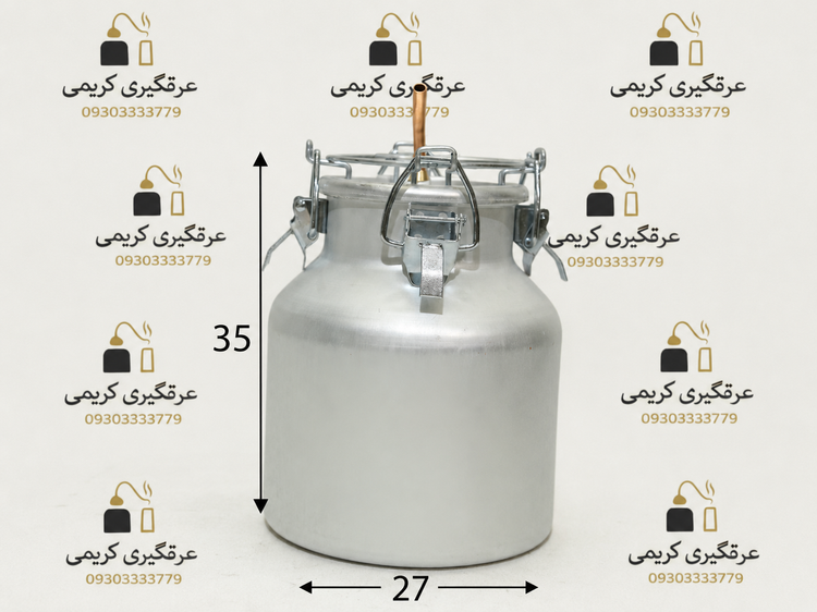 دستگاه عرقگیری وگلابگیری 15لیتری
